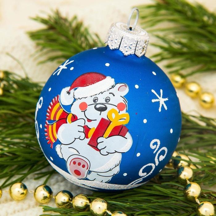 Шар Шар "Новогодний " d-6 см, микс