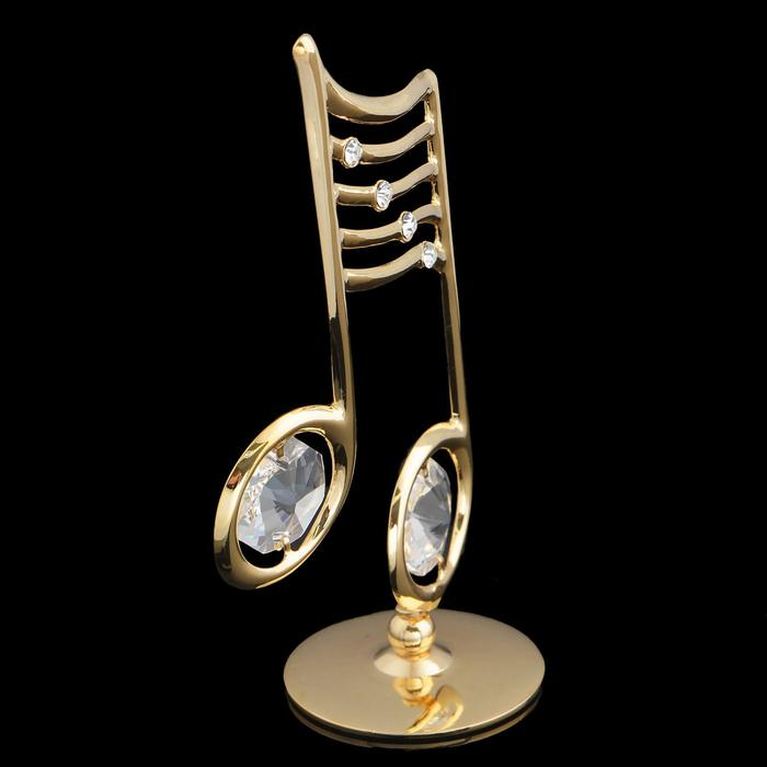 Сувенир «Ноты», 5,5×3,2×9 см, с кристаллами Сувенир «Ноты», 5,5×3,2×9 см, с кристаллами