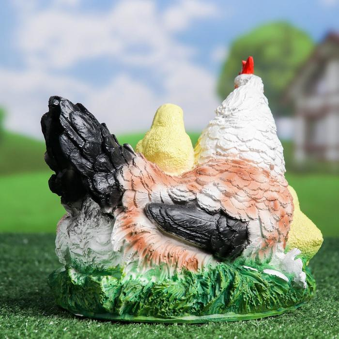 Садовая фигура  Садовая фигура "Курица Наседка" 27х19х23см