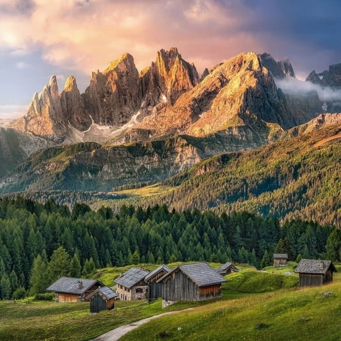 Пазл «Горный пейзаж», 1000 элементов Пазл «Горный пейзаж», 1000 элементов