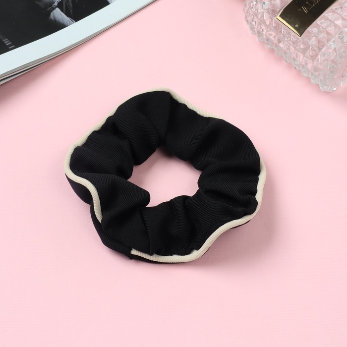 Резинка для волос Резинка для волос "Орбита" классика края, 10 см, чёрно-белый