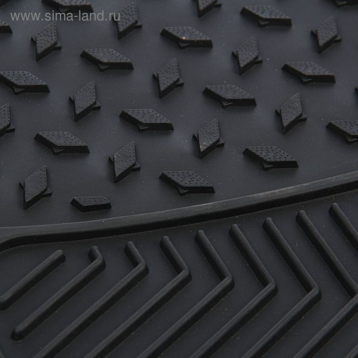 Коврики автомобильные универсальные Airline ACM-RM-02, полимерные, черные, набор 4 шт