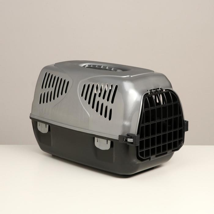 Переноска для животных  Переноска для животных "Сириус", 33,5 х 31 х 50 см, серый перламутр