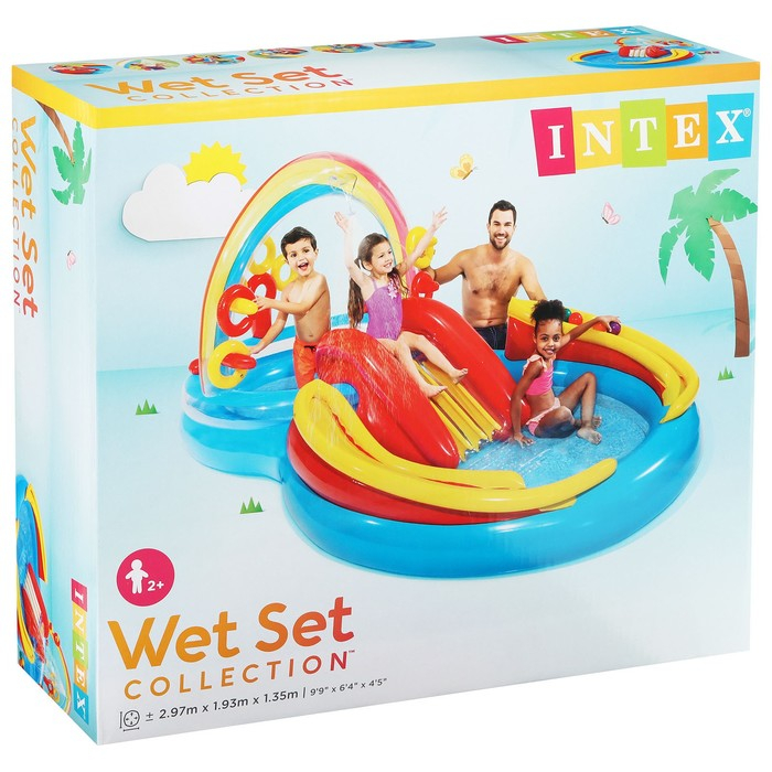 Игровой центр «Радуга», 297 х 193 х 135 см, от 2 лет, 57453NP INTEX Игровой центр «Радуга», 297 х 193 х 135 см, от 2 лет, 57453NP INTEX