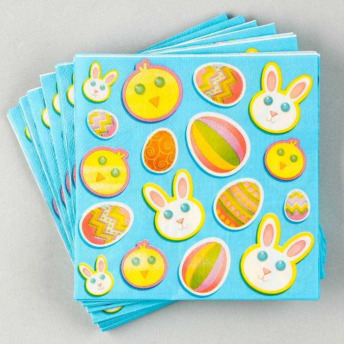 Салфетки бумажные «Пасха» 33х33 см, набор 20 шт. Салфетки бумажные «Пасха» 33х33 см, набор 20 шт.