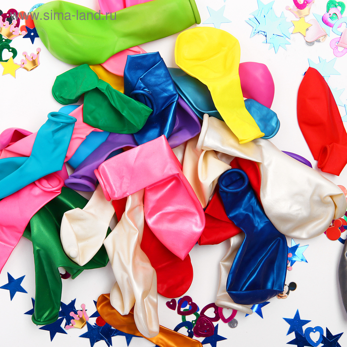 Шар латексный 12" &laquo;Антикризисное ассорти&raquo;, пастель, 200 г, цвета МИКС