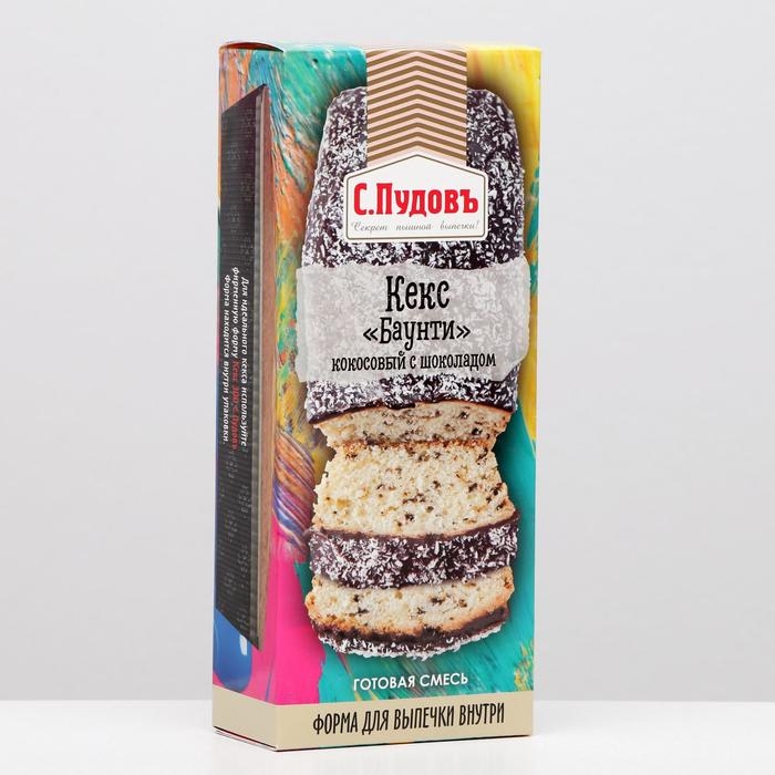 Кекс «С. Пудовъ» кокосовый с шоколадом, 300 г Кекс «С. Пудовъ» кокосовый с шоколадом, 300 г