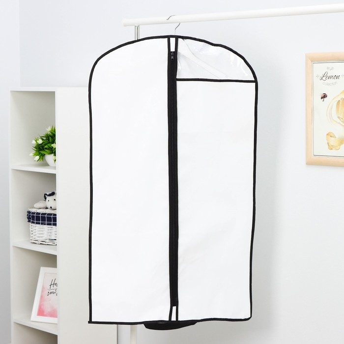 Чехол для одежды, 60×100 см, цвет белый Чехол для одежды, 60×100 см, цвет белый