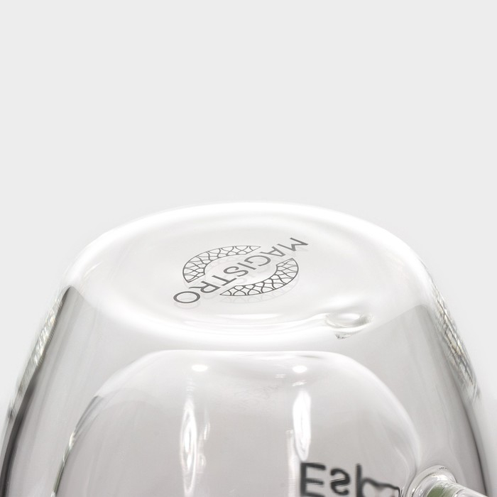 Кружка стеклянная с двойными стенками Magistro «Дуо. Espesso», 80 мл, 9×6×6,5 см Кружка стеклянная с двойными стенками Magistro «Дуо. Espesso», 80 мл, 9×6×6,5 см