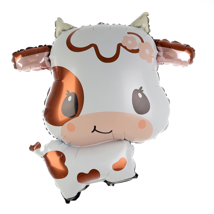 Шар фольгированный 28" &laquo;Милая коровка&raquo;
