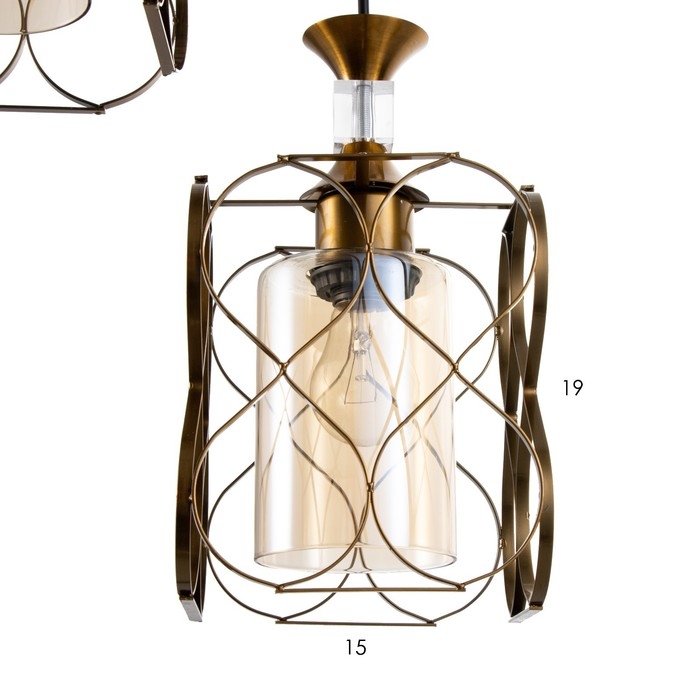 Светильник BayerLux Светильник BayerLux "Инфинити" 3хE27 40Вт золото 40х40х100 см