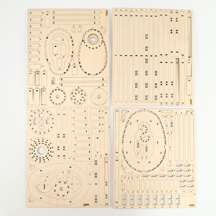 Деревянный конструктор «Маяк Анива», 39х18 см, 168 деталей Деревянный конструктор «Маяк Анива», 39х18 см, 168 деталей