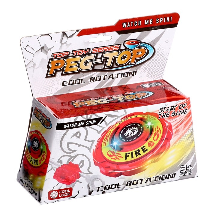 Волчок «Атака зверя», с устройством запуска, цвет МИКС Волчок «Атака зверя», с устройством запуска, цвет МИКС