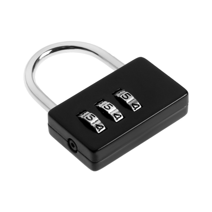 Замок навесной кодовый ТУНДРА ZK004, черный Замок навесной кодовый ТУНДРА ZK004, черный