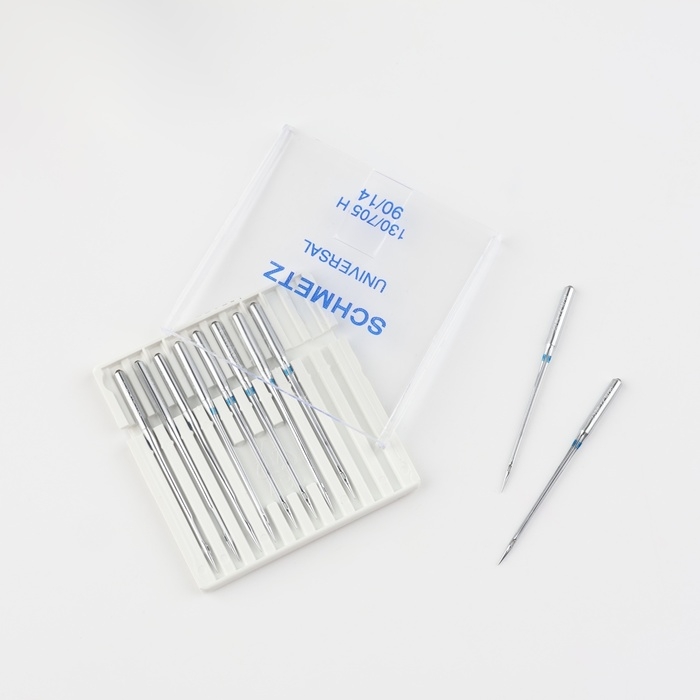 Иглы для бытовых швейных машин, универсальные, №90, 10 шт Иглы для бытовых швейных машин, универсальные, №90, 10 шт