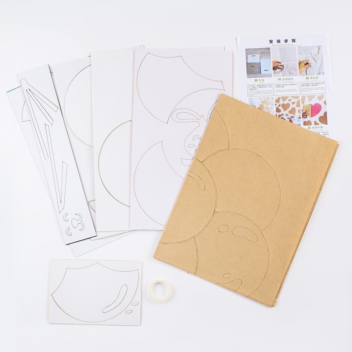 Наклейки интерьерные Наклейки интерьерные "Зайчик", детские, декор на стену, панно 61 х 80 см