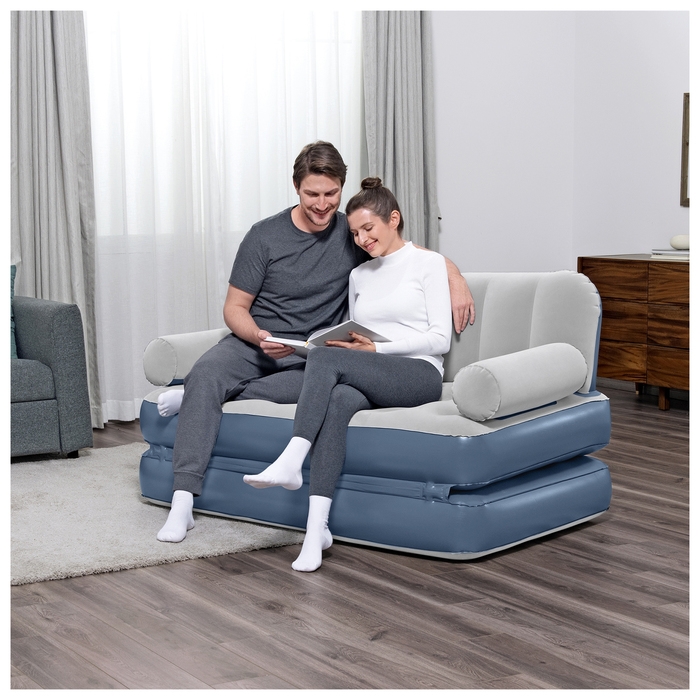 Диван надувной Multi-Max С 3-в-1, со встроенным электронасосом, 188 x 152 x 64 см, 75079 Диван надувной Multi-Max С 3-в-1, со встроенным электронасосом, 188 x 152 x 64 см, 75079