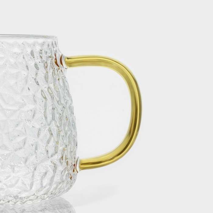 Набор стеклянных кружек Magistro «Сара», 2 шт, 400 мл, 12×9×8 см Набор стеклянных кружек Magistro «Сара», 2 шт, 400 мл, 12×9×8 см