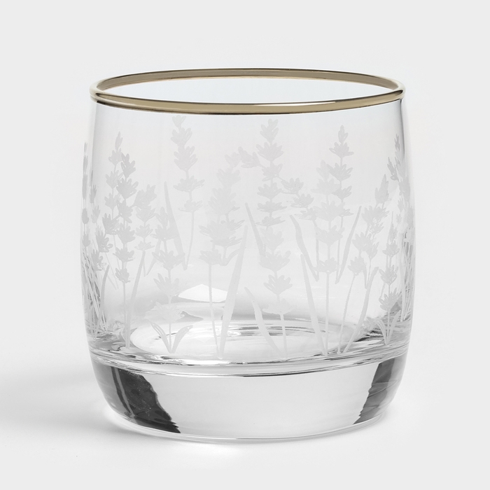 Набор стеклянных стаканов «Лаванда», 300 мл, 6 шт Набор стеклянных стаканов «Лаванда», 300 мл, 6 шт