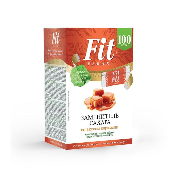 Заменитель сахара Fitparad №17 со вкусом карамели, 50 г Заменитель сахара Fitparad №17 со вкусом карамели, 50 г