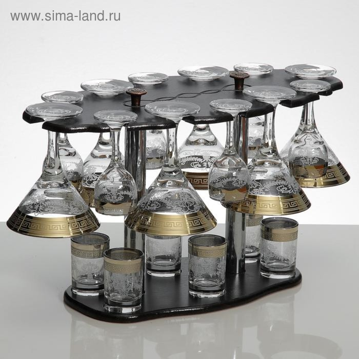Мини-бар 18 предметов: мартини 190 мл + рюмка 55 мл + стопка 50 мл Мини-бар 18 предметов: мартини 190 мл + рюмка 55 мл + стопка 50 мл
