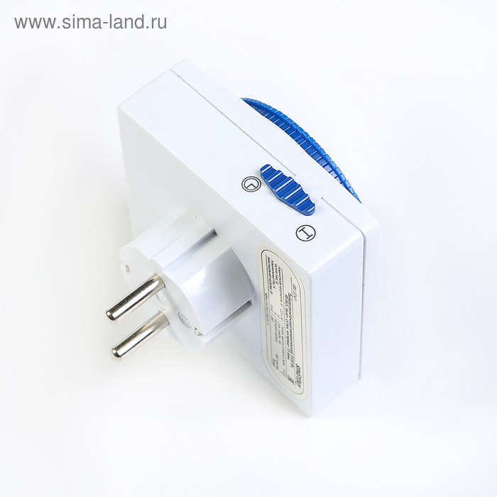 Таймер розеточный Smartbuy, механический, 3500 Вт, 96 вкл./выкл. сутки, интервал 15 мин Таймер розеточный Smartbuy, механический, 3500 Вт, 96 вкл./выкл. сутки, интервал 15 мин