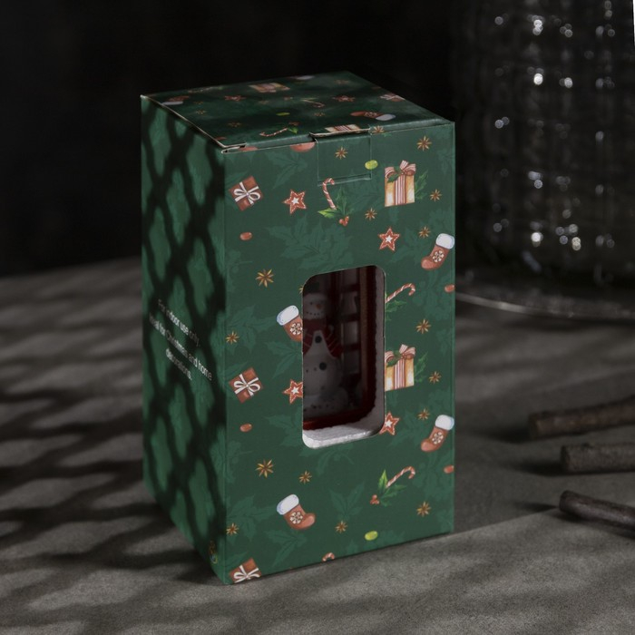 Светодиодная фигура «Снеговик в телефонной будке» 5 × 12 × 5 см, пластик, блёстки, батарейки AG13х3 (нет в комплекте), свечение тёплое белое Светодиодная фигура «Снеговик в телефонной будке» 5 × 12 × 5 см, пластик, блёстки, батарейки AG13х3 (нет в комплекте), свечение тёплое белое