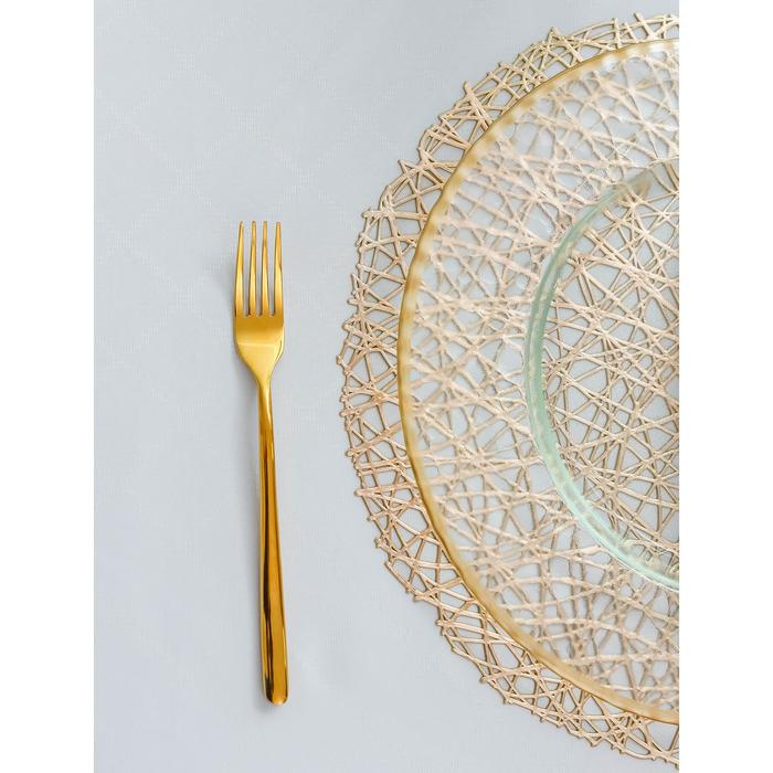 Салфетки сервировочные на стол Доляна «Паутинка», d=38 см, 4 шт, цвет золотой Салфетки сервировочные на стол Доляна «Паутинка», d=38 см, 4 шт, цвет золотой