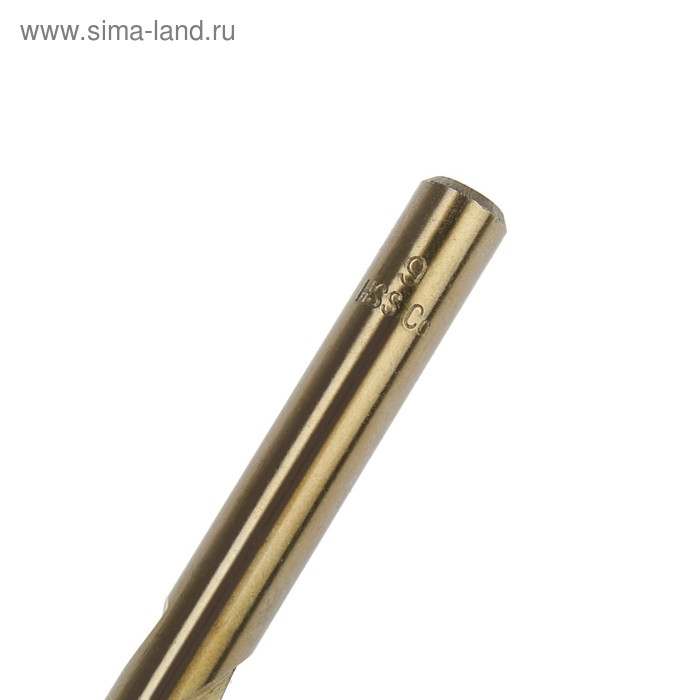 Сверло по металлу ТУНДРА, HSS-Co (5% кобальта), цилиндрический хвостовик, 9 мм Сверло по металлу ТУНДРА, HSS-Co (5% кобальта), цилиндрический хвостовик, 9 мм