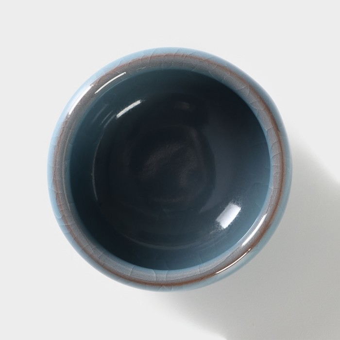 Пиала керамическая «Лунный камень», 35 мл, цвет МИКС Пиала керамическая «Лунный камень», 35 мл, цвет МИКС