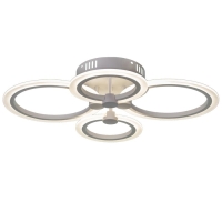 Люстра с ПДУ 59119/4WT LED 80Вт 3000-6000К диммер белый 60х40х10 см BayerLux