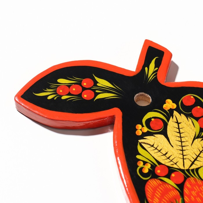 Доска разделочная «Груша», хохлома Доска разделочная «Груша», хохлома