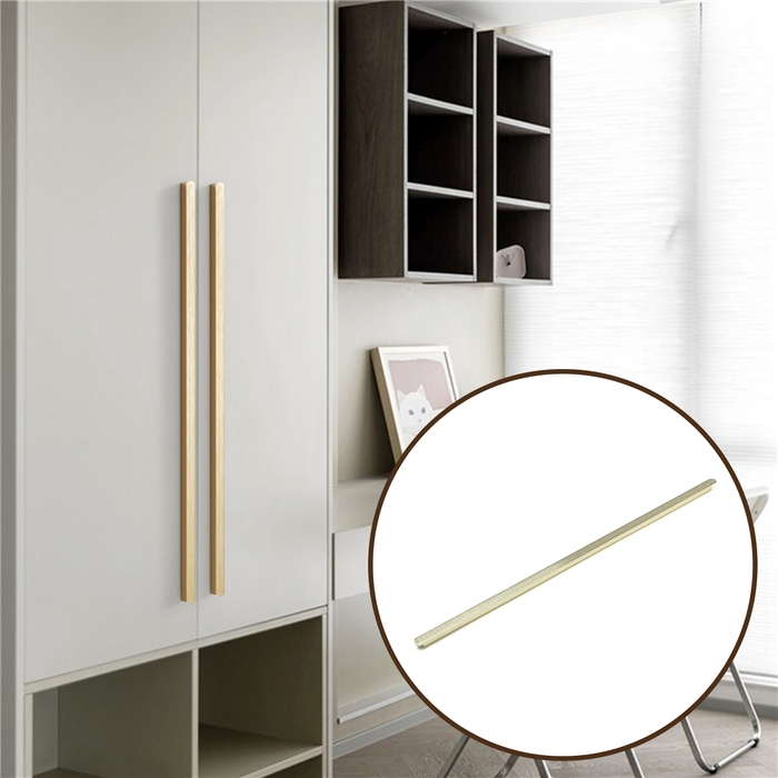 Ручка-скоба CAPPIO RSC021, алюминий, м/о 480 мм, цвет сатиновое золото