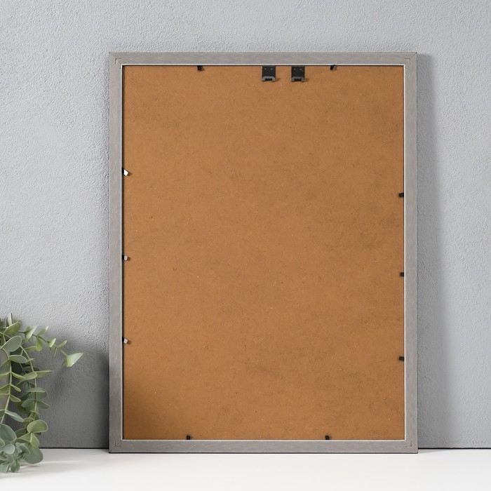 Фоторамка пластик 30х40 см Фоторамка пластик 30х40 см "Двойное сечение" чёрная 42,8х32,8х1 см