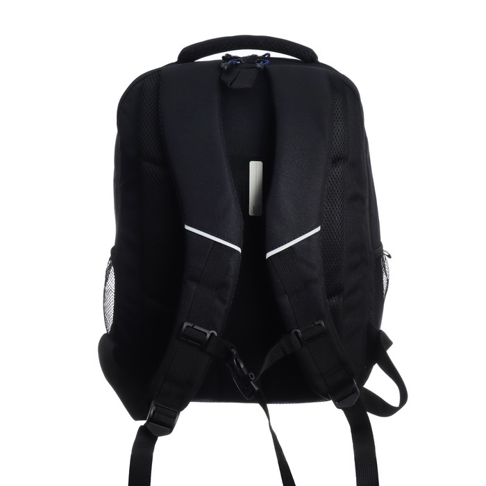 Рюкзак молодёжный 42 х 31 х 22 см, Grizzly, эргономичная спинка, отделение для ноутбука, чёрный Рюкзак молодёжный 42 х 31 х 22 см, Grizzly, эргономичная спинка, отделение для ноутбука, чёрный