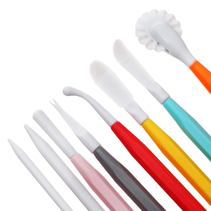 Набор инструментов для лепки, 8 штук Набор инструментов для лепки, 8 штук