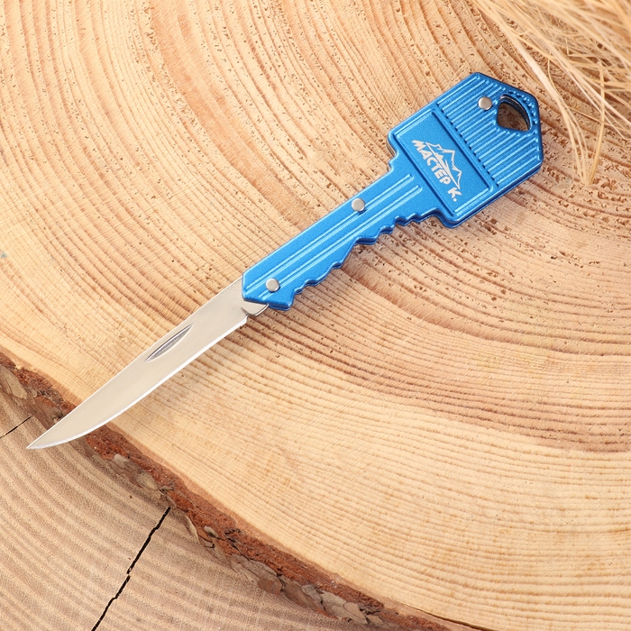 Нож складной Нож складной "Ключ" 11,7см, клинок 47мм/1,8мм, брелок, микс