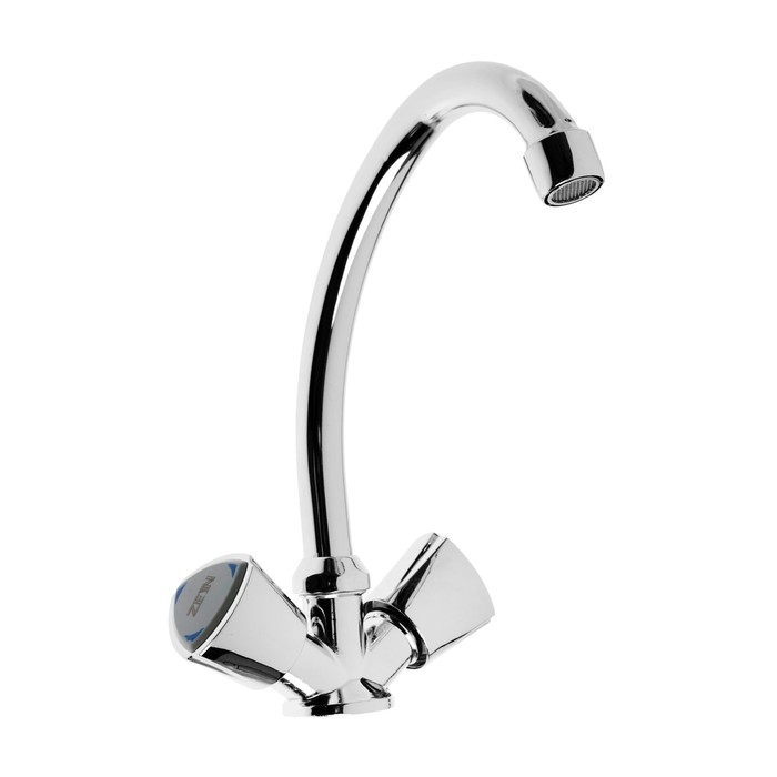 Смеситель для кухни ZEIN Z3724, двухвентильный, высота излива 17.5 см, хром Смеситель для кухни ZEIN Z3724, двухвентильный, высота излива 17.5 см, хром