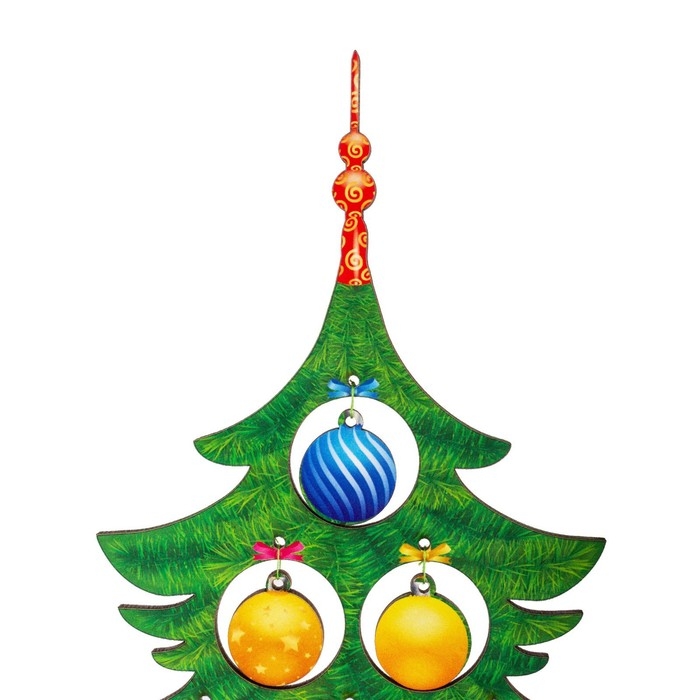 Модель из дерева «Ёлка сборная. Разноцветные шарики» Модель из дерева «Ёлка сборная. Разноцветные шарики»