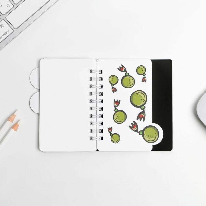 Блокнот А7, 40 л с разделителями «Юному герою с 23 февраля» Блокнот А7, 40 л с разделителями «Юному герою с 23 февраля»