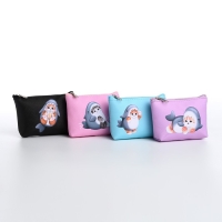 Кошелек детский, цвет микс "Кот-акула", 11*7 см  микс