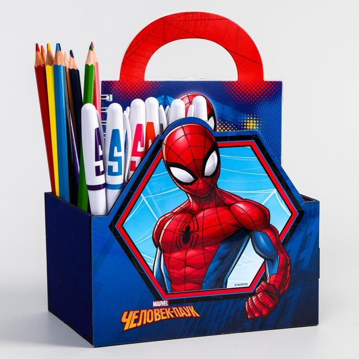Органайзер для канцелярии, 15х10х8 см, Человек-паук Органайзер для канцелярии, 15х10х8 см, Человек-паук