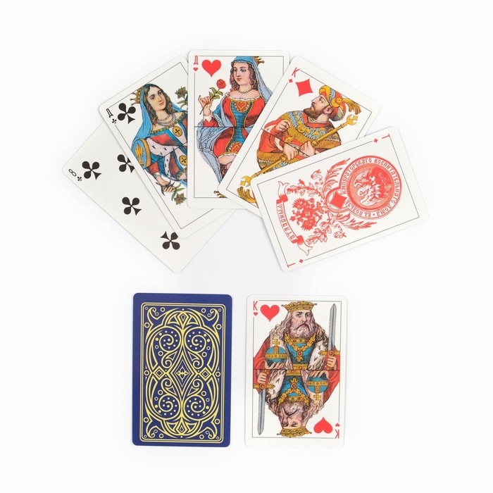 Карты игральные подарочные "Атласные", 36 шт, карта 8.5 х 6.5 см, картон 270 г