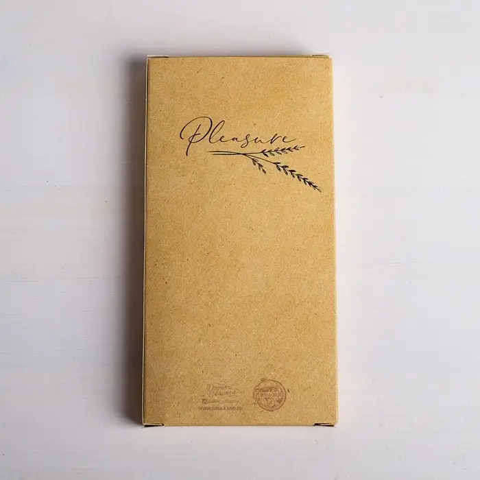 Коробка для шоколада, кондитерская упаковка «Pleasure», с окном, 17.3 х 8.8 х 1.5 см Коробка для шоколада, кондитерская упаковка «Pleasure», с окном, 17.3 х 8.8 х 1.5 см
