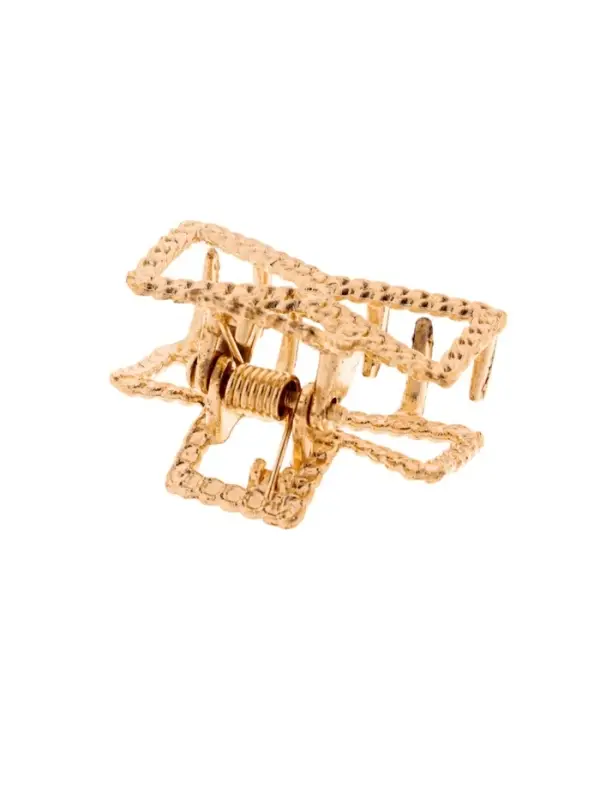 Крабик для волос «Эмма», бантик, 2.5 см, золото Крабик для волос «Эмма», бантик, 2.5 см, золото