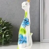 Фигура керамика &laquo;Кошка Итальянка&raquo;, 21 см, белый