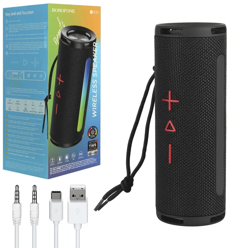 Портативная акустика BR31 Bluetooth Borofone черная