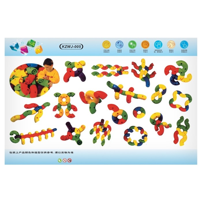 Конструктор обучающий «Пазл змейка» Конструктор обучающий «Пазл змейка»