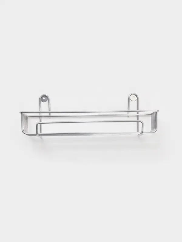 Полка для ванной 29*12,5*10 см, цвет хром Полка для ванной 29*12,5*10 см, цвет хром