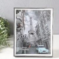 Фоторамка пластик 20х25 см "Данте" чёрный состаренный 26х21х2,5 см